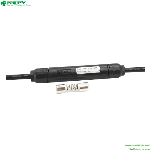 Pv 4.0 Fuse Connector - 1000vdc, Ip67 Waterproof, Ul94-v0 High Temperature Resistance, -40 To +85°c Operating Temperature, Ppe/pa Material, Crimp Connection, 30a Rated Current Without Fuse