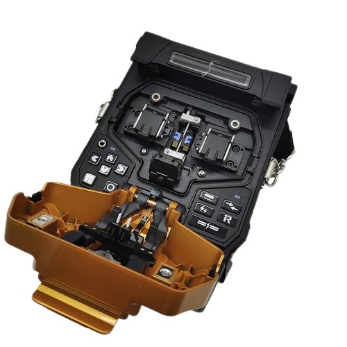 Single Fiber Fusion Splicer - 156mm X 141mm X 156mm, Black | 2.45 Kg, 6 Seconds Splicing, Automatic & Manual Modes, 5200mah Battery, Waterproof, Anti-shock Design, 5000 Records Storage