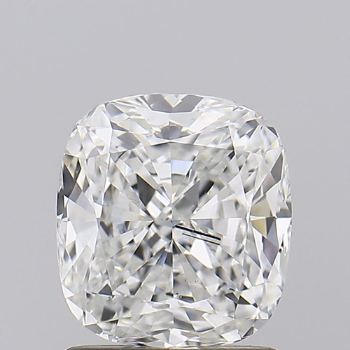 F 1.50 Carat Si2 Clarity Cushion Lab Grown Diamond