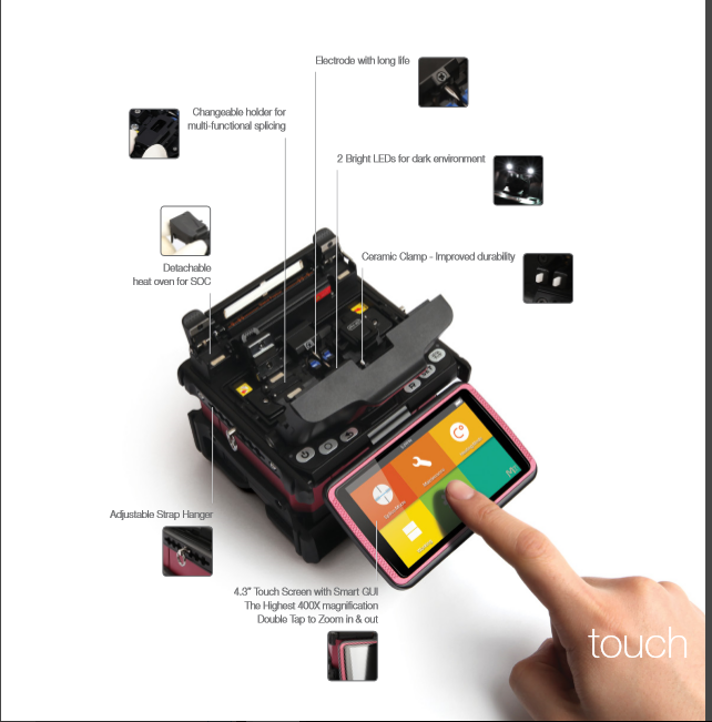 Pink Inno M7 Fusion Splicer