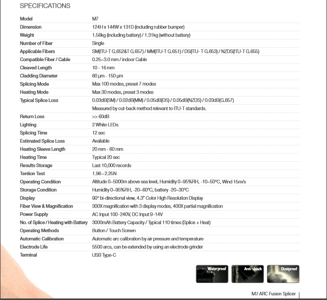 Pink Inno M7 Fusion Splicer