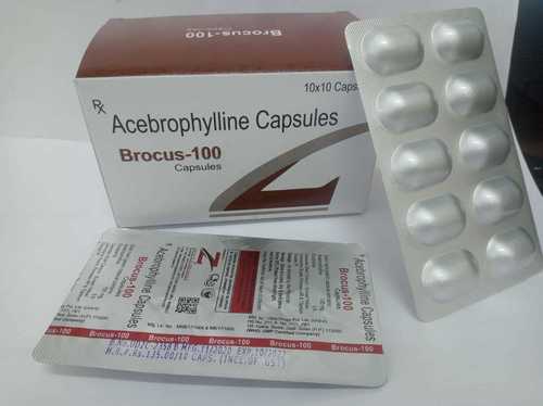 Tablets Acebrophylline 100 Mg Capsule