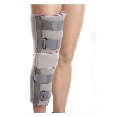 Foam Laminated Long Knee Brace Fabric - Color: Grey