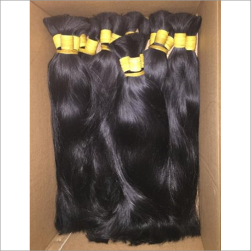 Non Remy Double Drawn Hair - Human Hair, Black Color | Premium Quality Drawn Hair for Natural Look and Feel