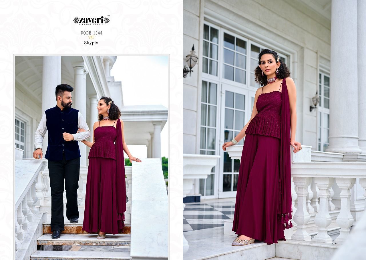Kurti With Dupatta And Sharara. Decoration Material: Ribbons
