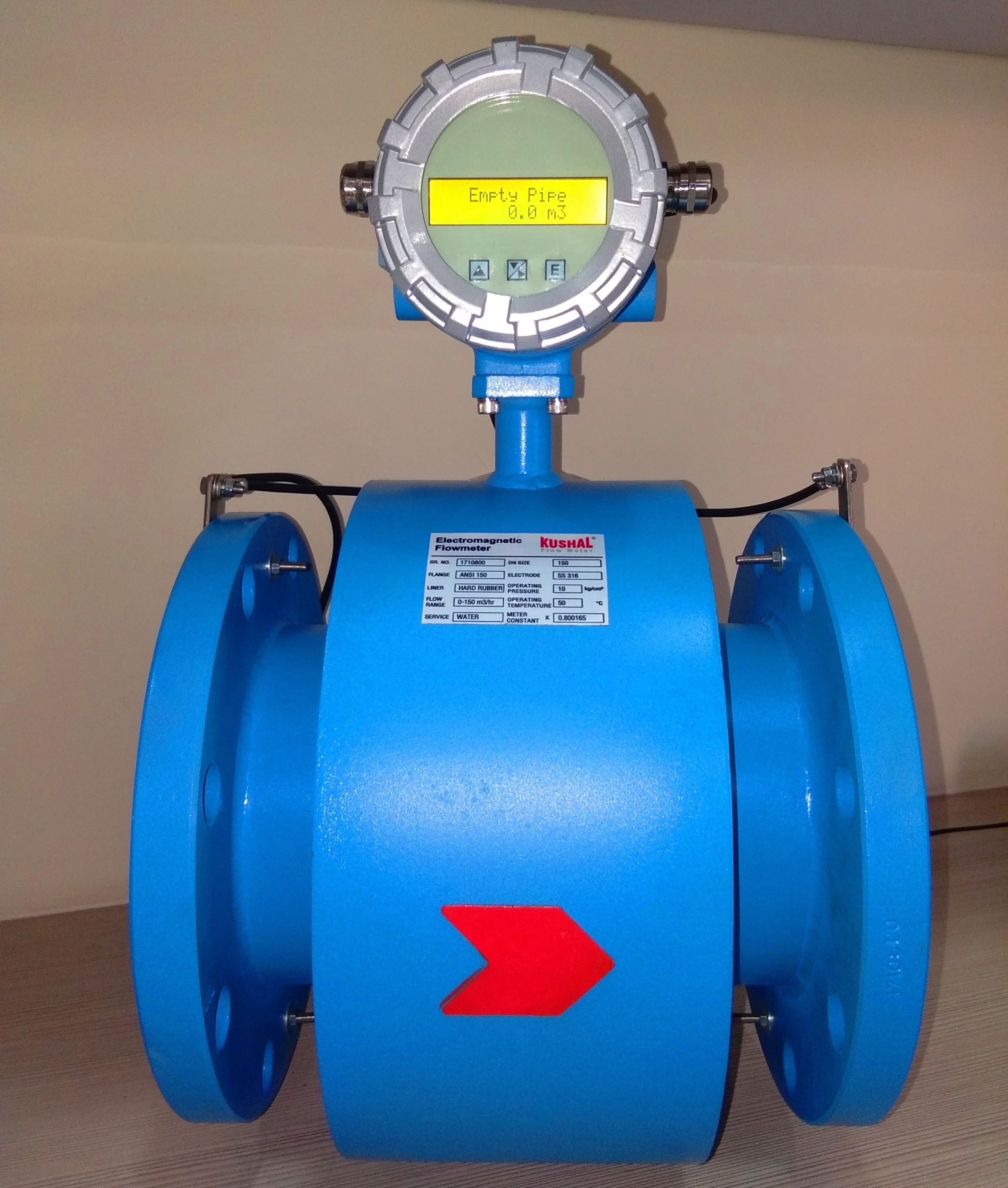 High Accuracy Electromagnetic Flow Meter - Accuracy: .5 %