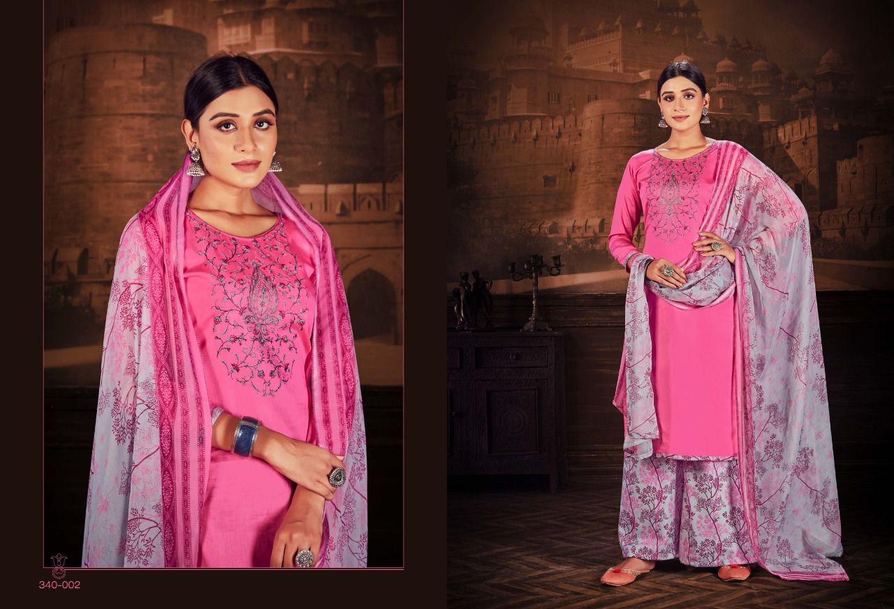 Pink Trendy Palazzo Suit