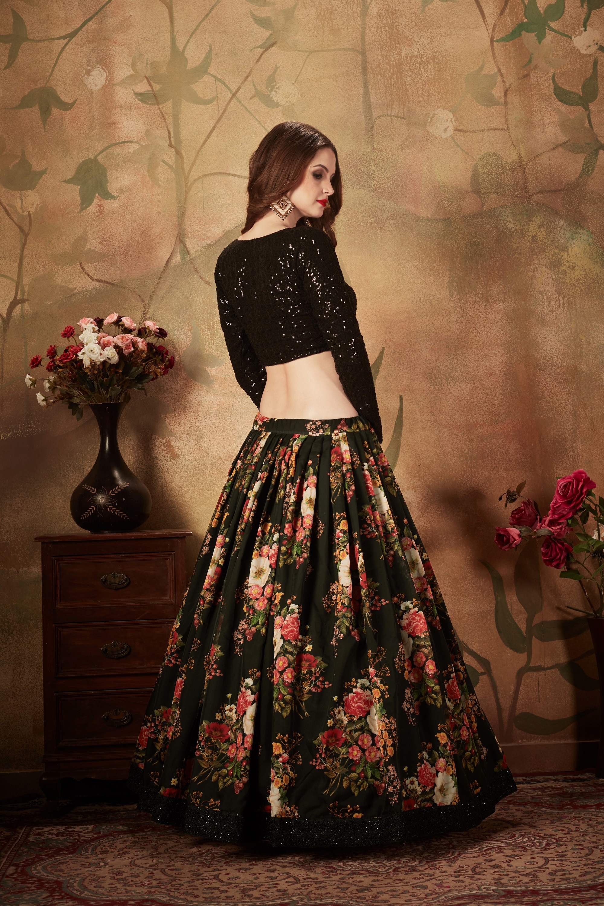 Black Lehenga Choli