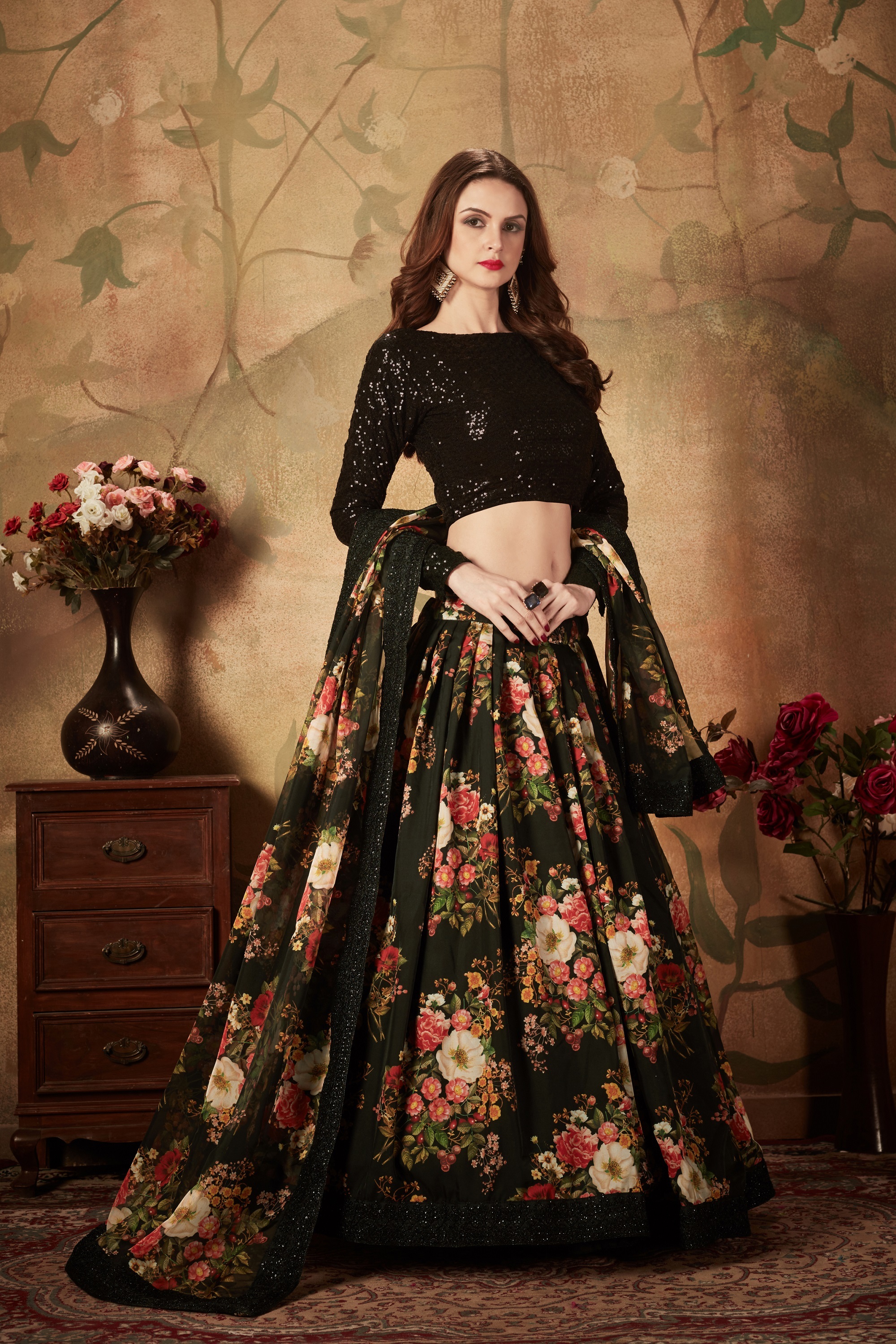 Black Lehenga Choli