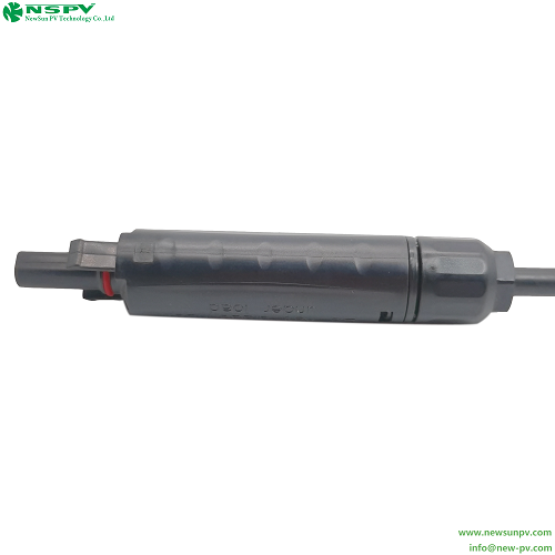 Black 4d3 1000vdc Pv4.0 Solar Diode Connector Prevent Adverse Current Pv Solar System