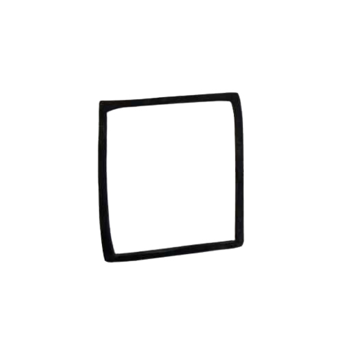 Rubber Gasket - 10x10 mm, Square Shape, Black Rubber | 60 Shore A Hardness, -20 to 80 °C Temperature Range, Ideal for Sealing Gaps in Machinery