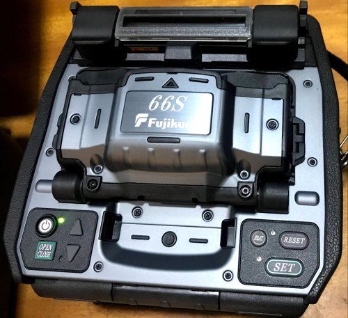 Blackish-grey Automatic Fujikura 66s+ Splicing Machine