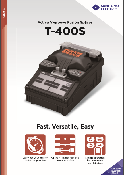 Blackish-grey Sumitomo T400s Fusion Splicer