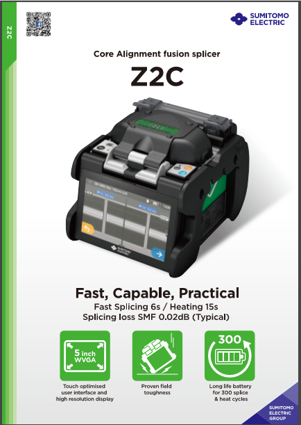 Black Sumitomo Z2c Fusion Splicer