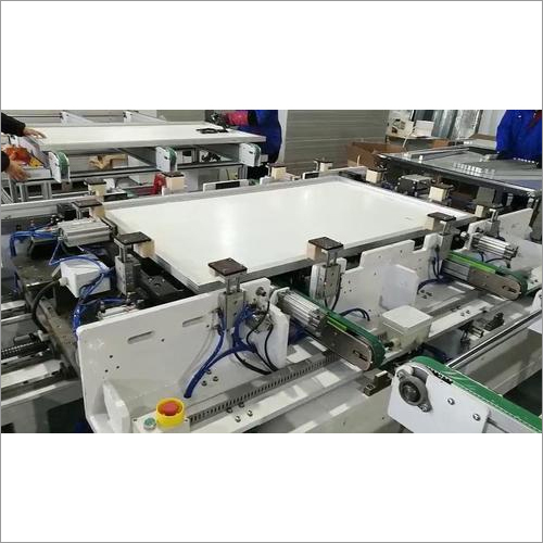 White Online Solar Module Framing Machine