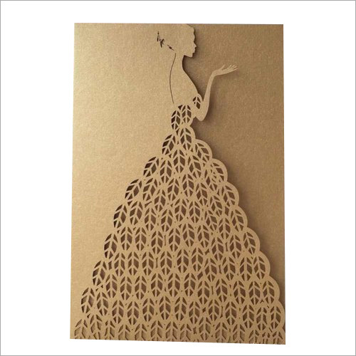 Laser Cutting Invitation Card