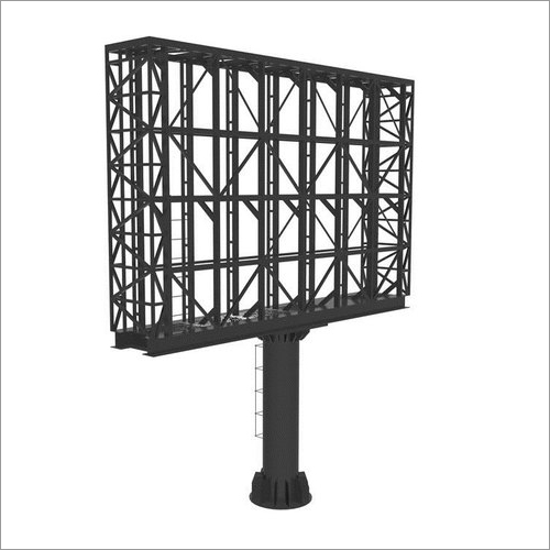 पोल के साथ विभिन्न उपलब्ध एमएस एलईडी स्क्रीन संरचना