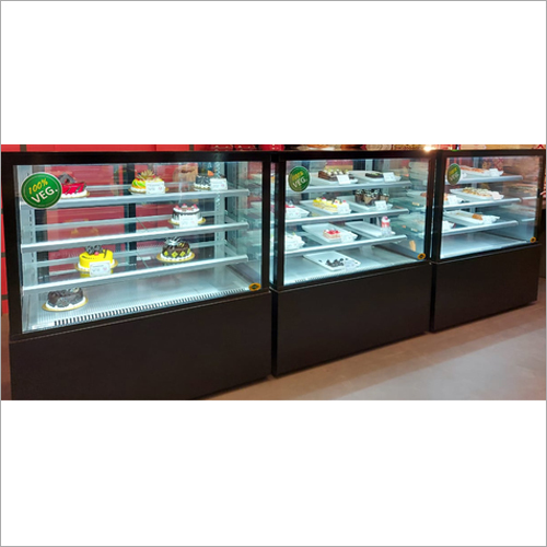 ग्लास बेकरी केक शोकेस