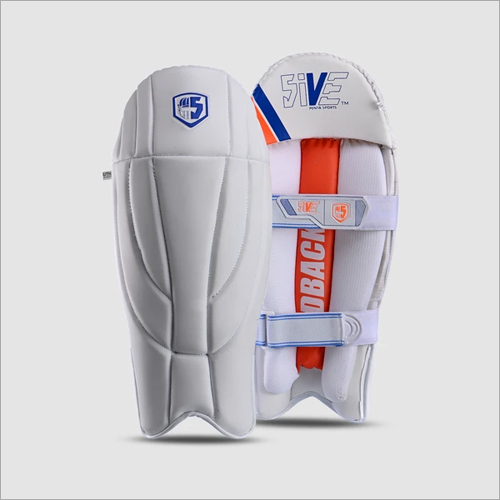 Wicket Keeping Pads - Wooden Filled with Cotton, Mens/Youth Size, Printed Pattern, Protective Features, Unisex Design, RH/LH Orientation