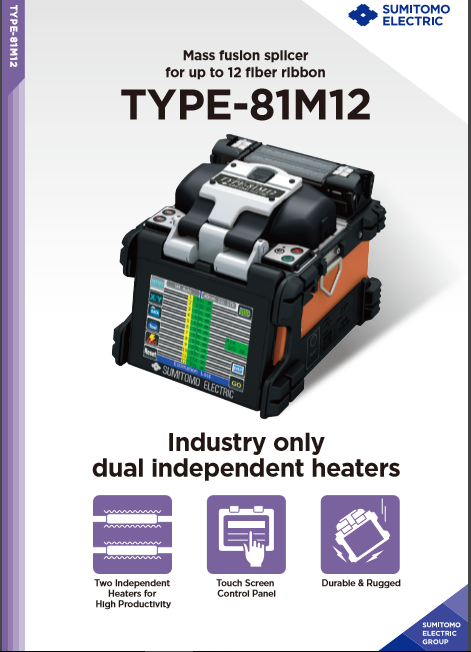 Black Sumitomo Ribbion Splicing Machine 81m12