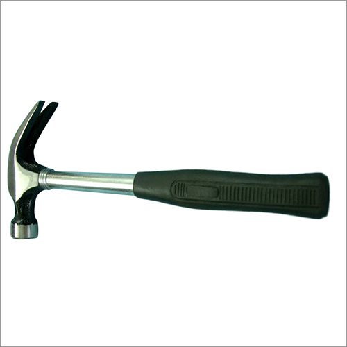 Steel Shaft Claw Hammer - 16 oz Head Weight, 15 in Overall Length | Polished Finish, Fiberglass Handle