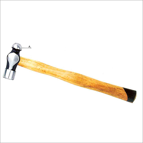 Ball Pein Hammer - Steel Head, 12 Inch Length, 0.75 Inch Ball Diameter, 1 Inch Face Diameter | Balanced Design, Comfortable Grip, Durable, Precision Forged