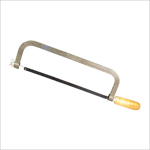 Hacksaw Frame - 12-Inch Fixed Steel Blade , Wooden Handle with 1.5-Pound Weight