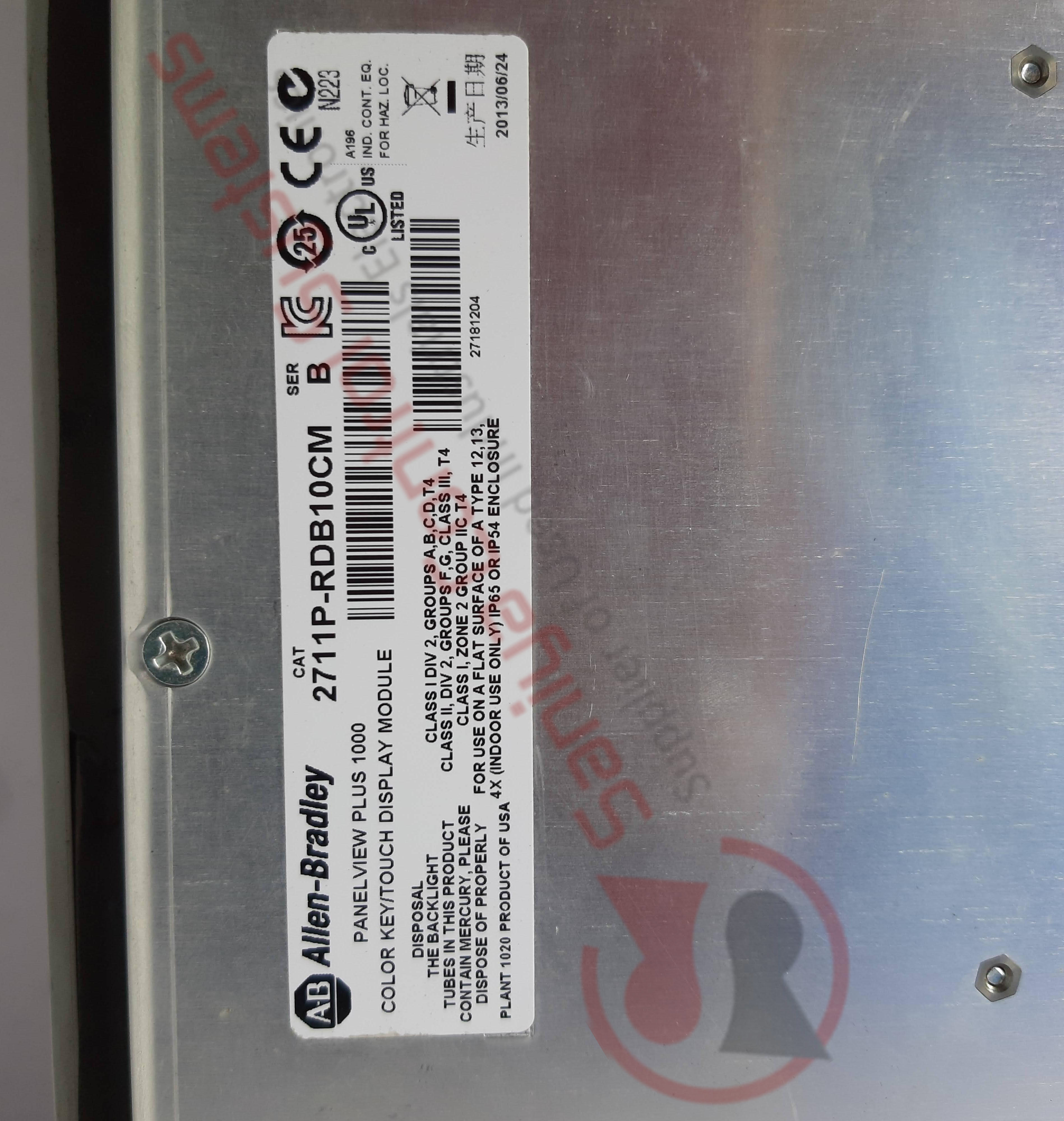 Allen-bradley 2711p-rdb10cm Plus 1000 Display Module - Model: 2711p-rdb10cm, Variable Dimensions | Features: Data Display, Operator Interface, System Monitoring, Process Control