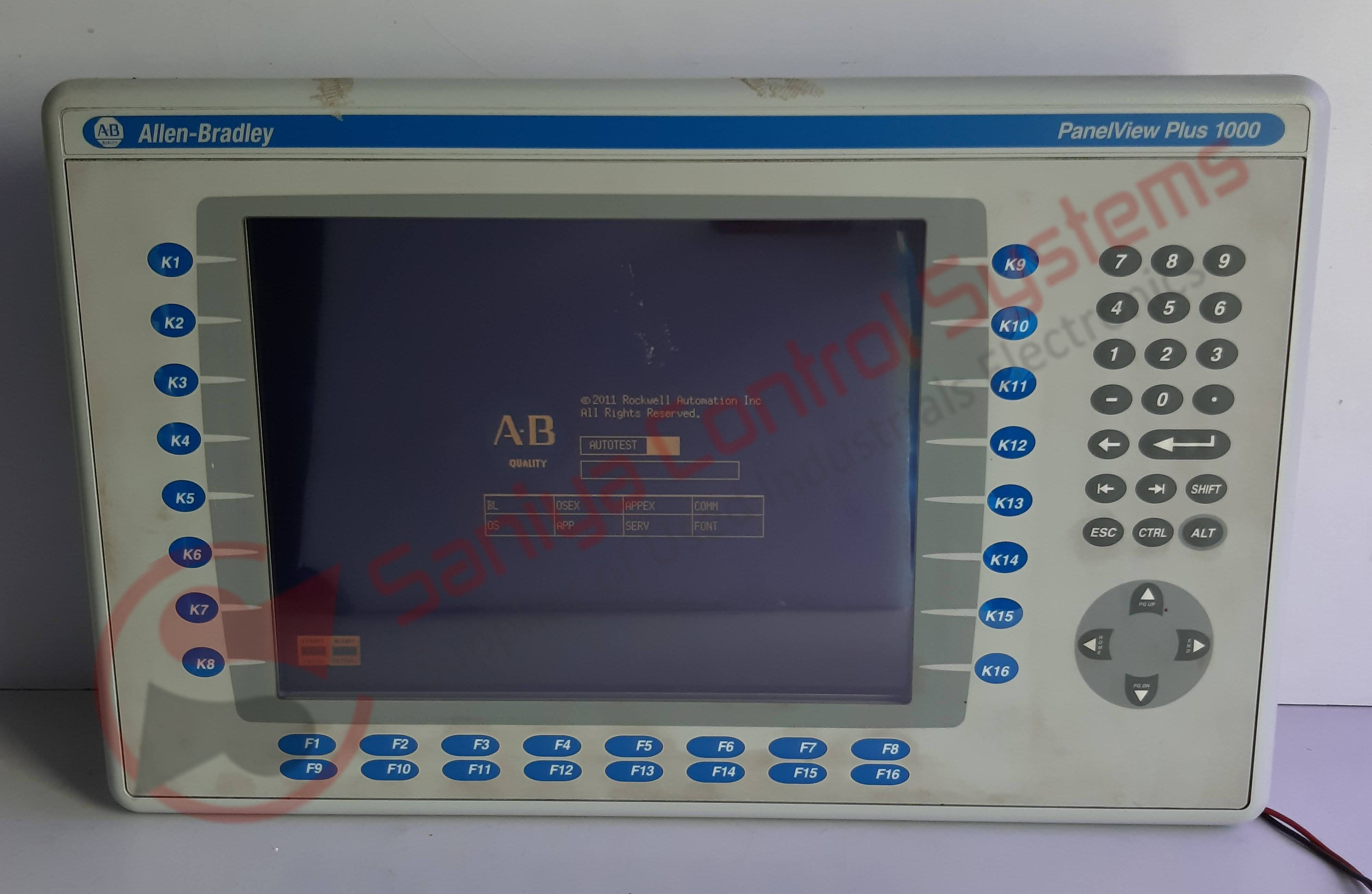 Allen-bradley 2711p-rdb10cm Plus 1000 Display Module - Model: 2711p-rdb10cm, Variable Dimensions | Features: Data Display, Operator Interface, System Monitoring, Process Control