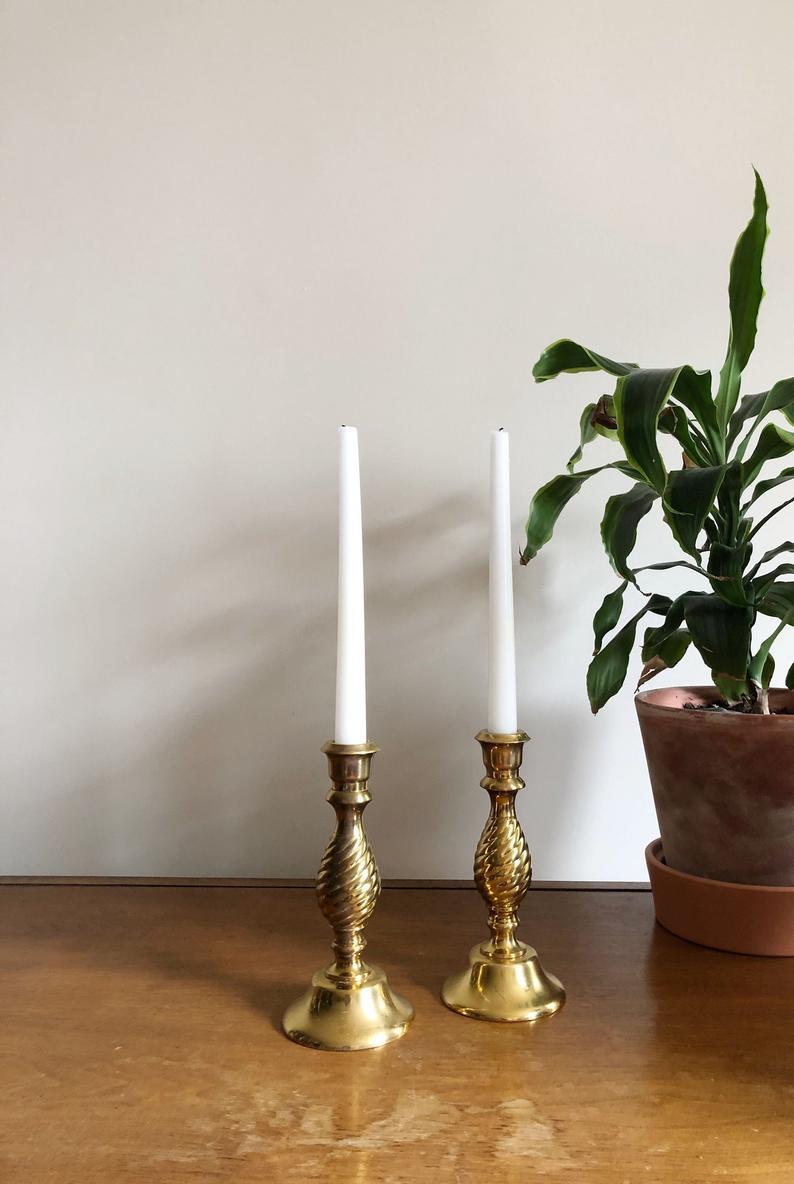Brass Candle Holder New Stand