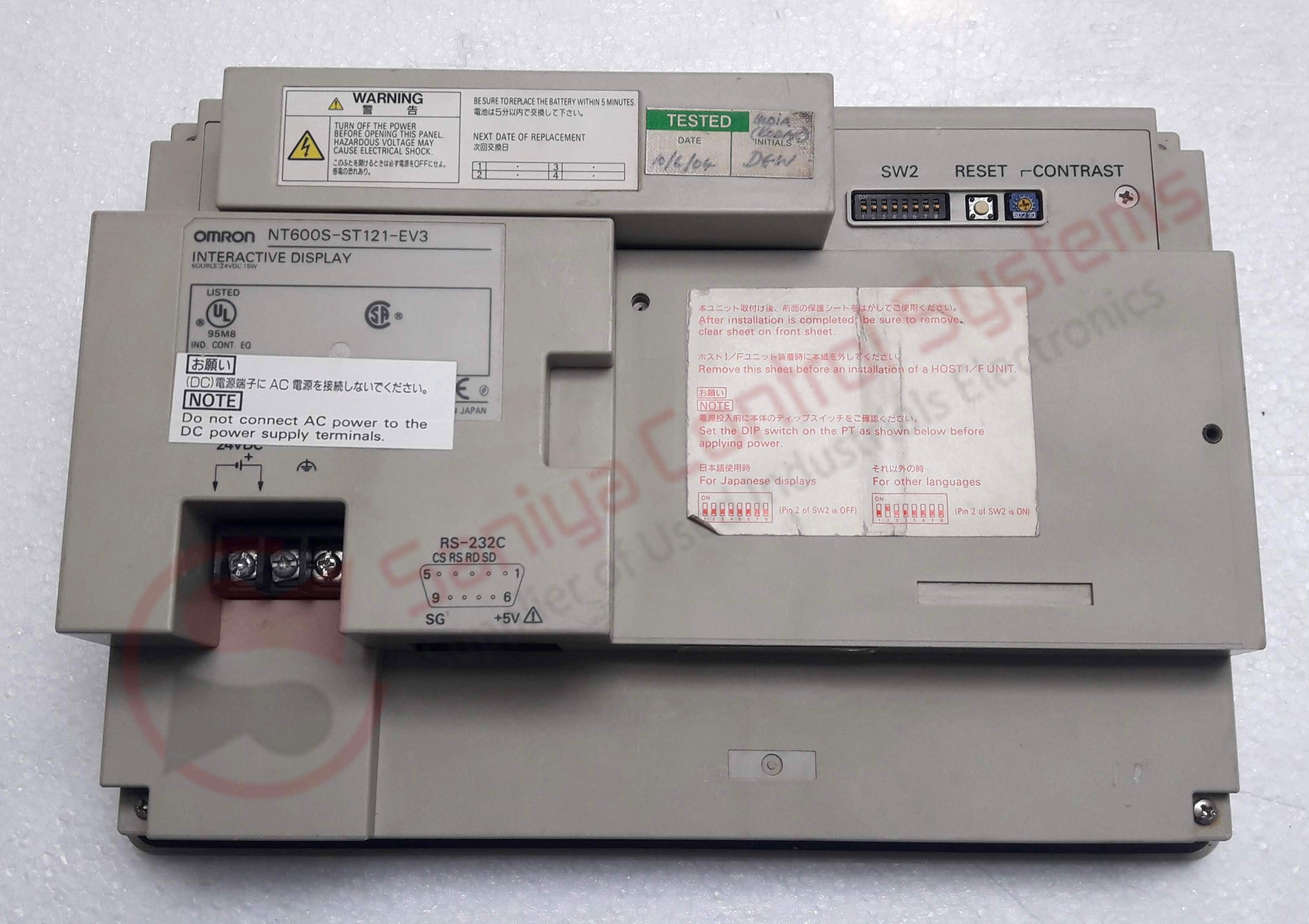 Omron Nt600s-st121-ev3 Interactive Display