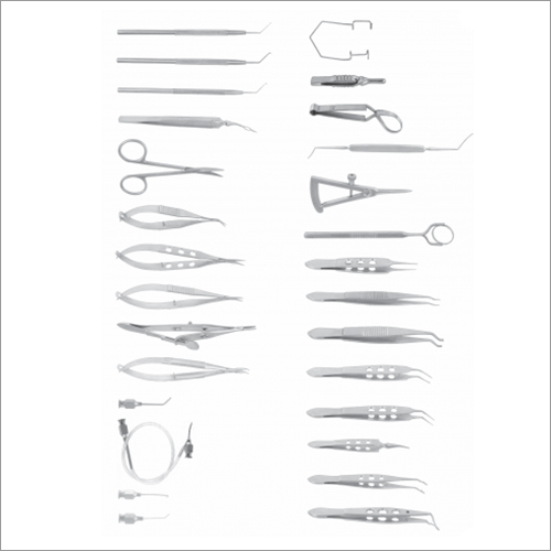 Steel Medix Phacoemulsification Set