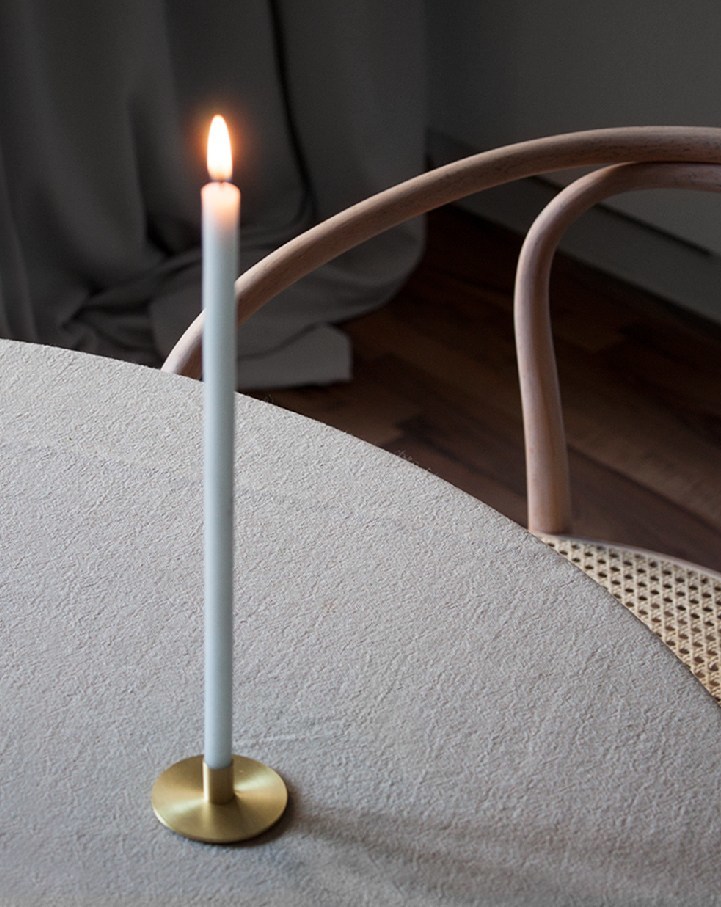 Brass High Quality Tulip Candle Holder