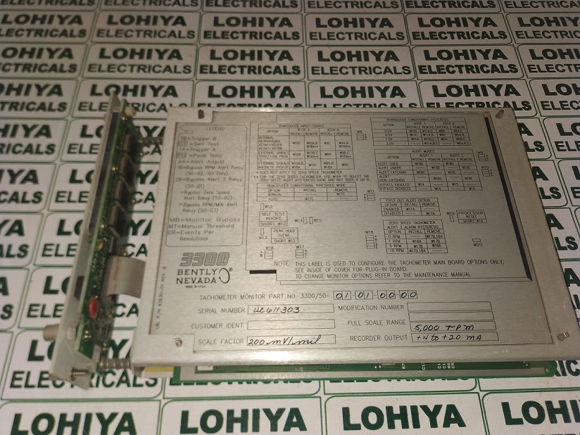 Bently Nevada Module 3300/50-01-01-00-00