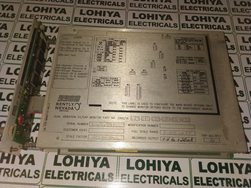 Bently Nevada Module 3300/16-13-01-03-00-01-02