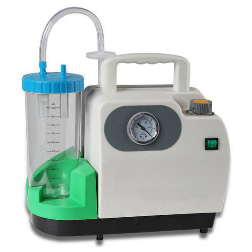 Conxport Portable Suction Machine - Durable ABS Plastic, 1.5L Reusable Filter Jar, Oil-Free Rocker Piston Pump, 50mm Vacuum Gauge | 600 mm Hg Capacity, 50 dB Noise Level, Autoclavable Bacterial Filter