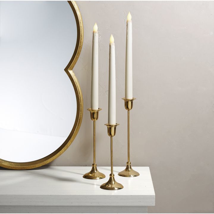 Brass High Quality Tulip Candle Holder In New Designed