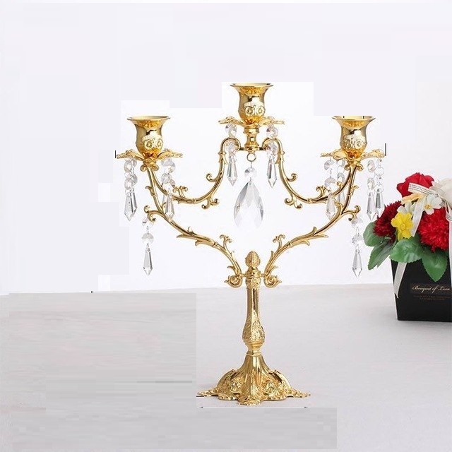Brass Candelabra Candle Stick Holder In New Designed