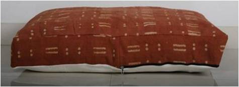 Handloom Dog Bed - Cotton And Wool, 36x24x4 Inch | Customizable Design And Comfortable Support