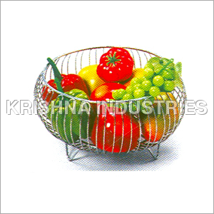 गोल फल की टोकरी
