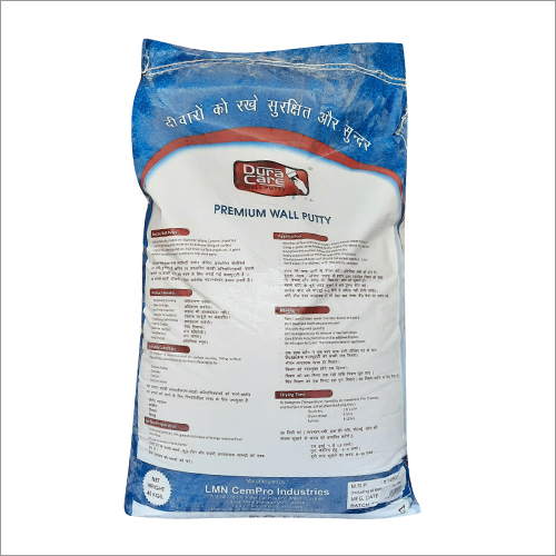 Premium Wall Putty Powder - 40 Kg Bag | High Purity, Fine Consistency, Moisture-free, Ideal For Uneven Surfaces