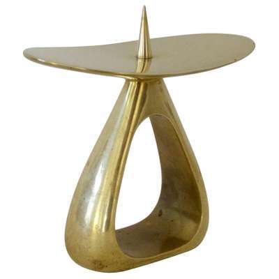 Vintage Brass Small Candle Stand