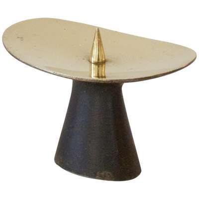 Vintage Brass Small Candle Stand