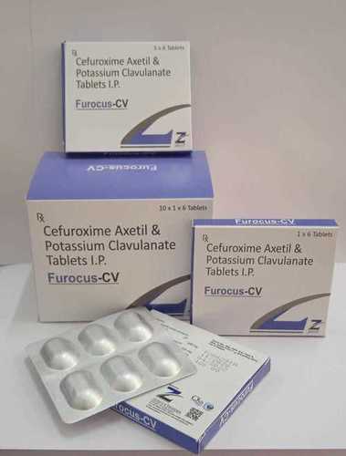 Tablets Cefuroxime 500mg & Clavulanic Acid 125mg Tab