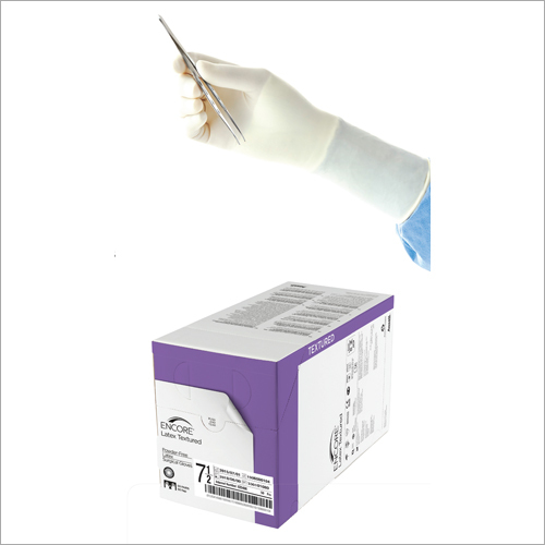 टेक्सचर फिनिश के साथ पाउडर फ्री सर्जिकल दस्ताने