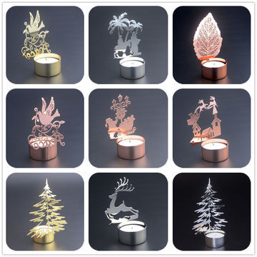 Premium Quality Brass Flower Candle Holder - Handmade Flower Shape Polished Brass Finish | Elegant And Artistic Design Vibrant Colors Free-standing