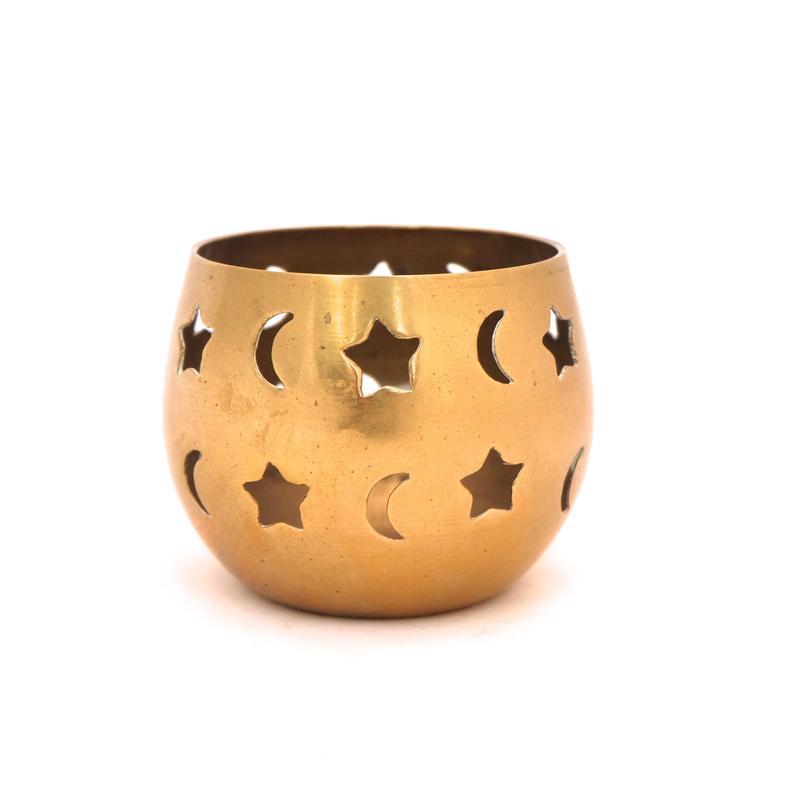 Silver Brass Four Arm Candle Stand