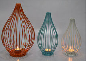 Brass Taper Leaf Taper Candle Holder