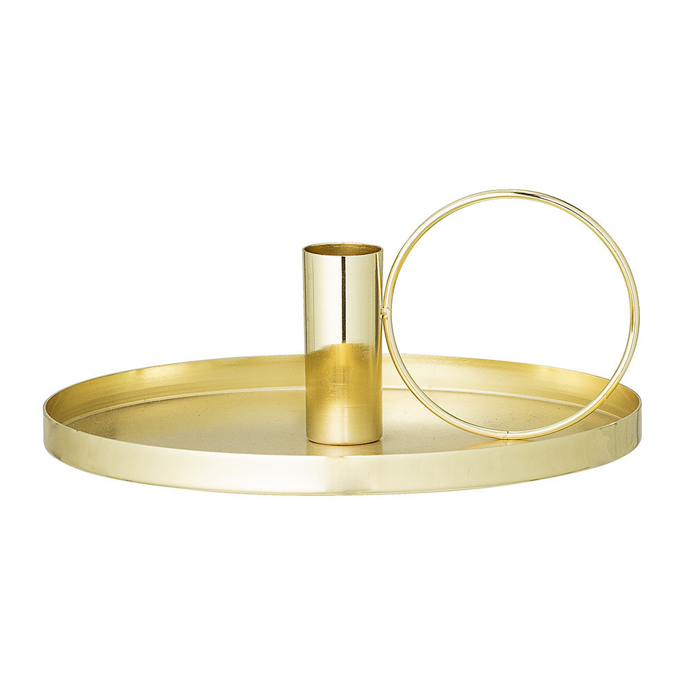 Brass Ring Candle Holder