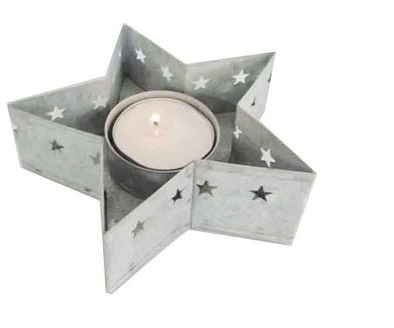 Metal Star Candle Holder